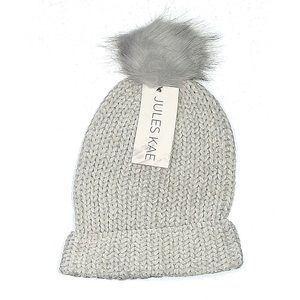 NWT! Jules Kae Vegan Pom Beanie